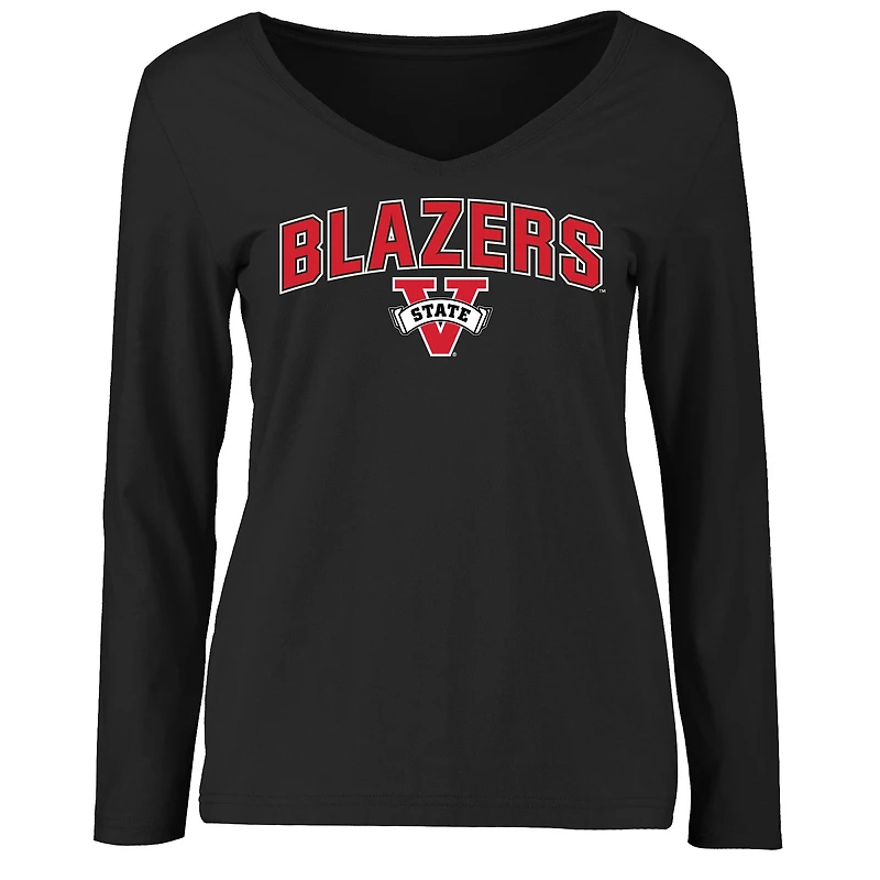 Women's Black Valdosta State Blazers Proud Mascot Long Sleeve T-Shirt