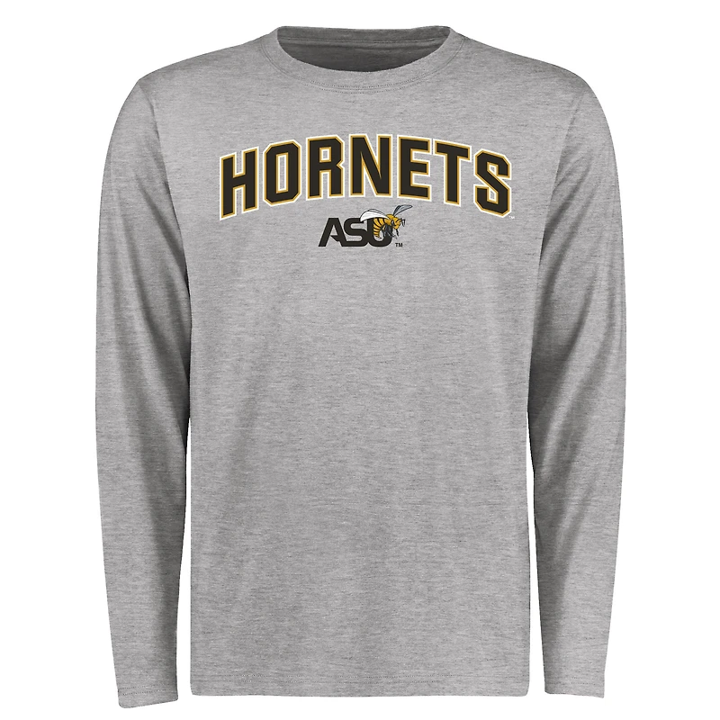 Men's Ash Alabama State Hornets Proud Mascot Long Sleeve T-Shirt