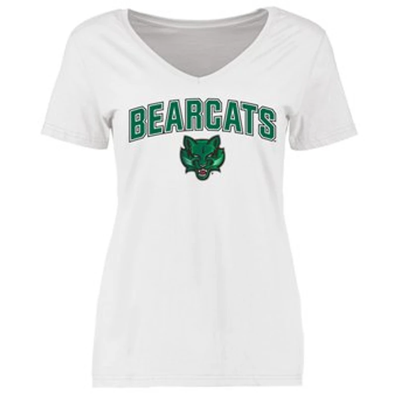 Women's White Binghamton Bearcats Proud Mascot T-Shirt