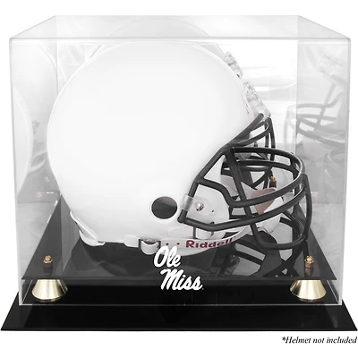 Ole Miss Rebels Golden Classic Team Logo Helmet Case with Mirrored Back
