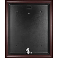 Ole Miss Rebels Mahogany Framed Logo Jersey Display Case