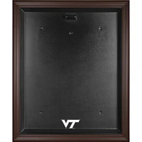 Virginia Tech Hokies Brown Framed Logo Jersey Display Case
