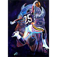 Minnesota Vikings Deacon Jones Foundation "Spirit of the Norsemen" Fine Art Canvas Print 24" x 36" by Artist Edgar Brown