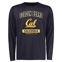 Men's Navy Cal Bears Campus Icon Long Sleeve T-Shirt