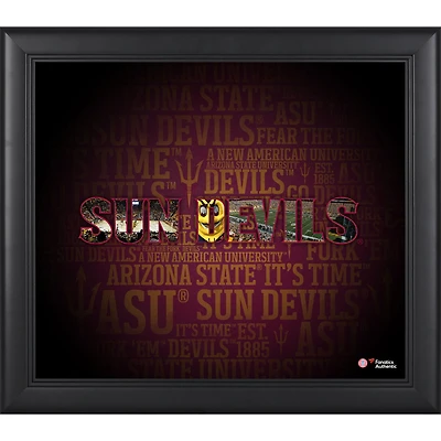Arizona State Sun Devils Framed 15'' x 17'' Team Heritage Collage