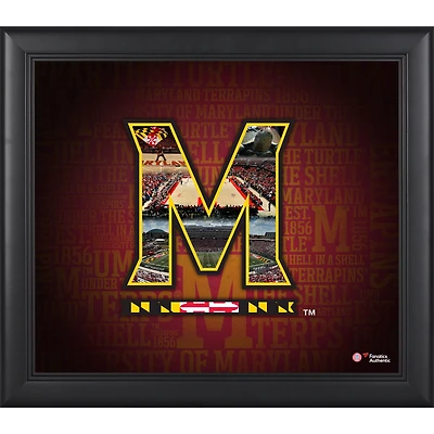 Maryland Terrapins Framed 15'' x 17'' Team Heritage Collage
