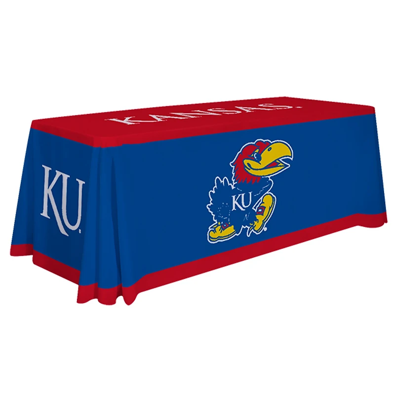 Kansas Jayhawks 6' Team Logo Table Throw