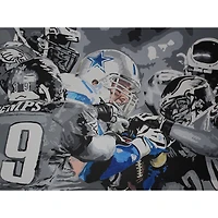 Philadelphia Eagles Deacon Jones Foundation "The Swarm" Fine Art Canvas Print 36" x 48" by Artist Don Keene