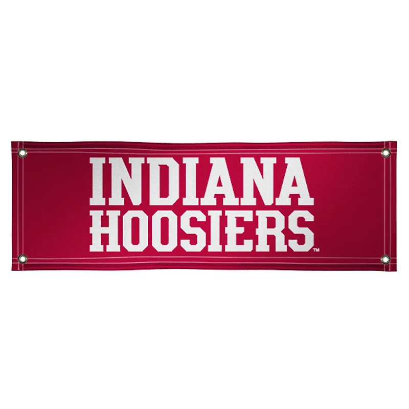 Crimson Indiana Hoosiers 2' x 6' Vinyl Banner