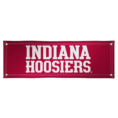 Crimson Indiana Hoosiers 2' x 6' Vinyl Banner