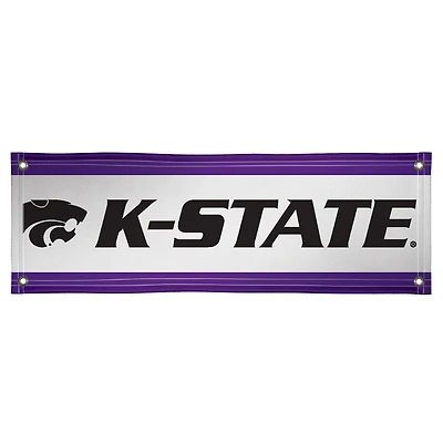 White Kansas State Wildcats 2' x 6' Vinyl Banner