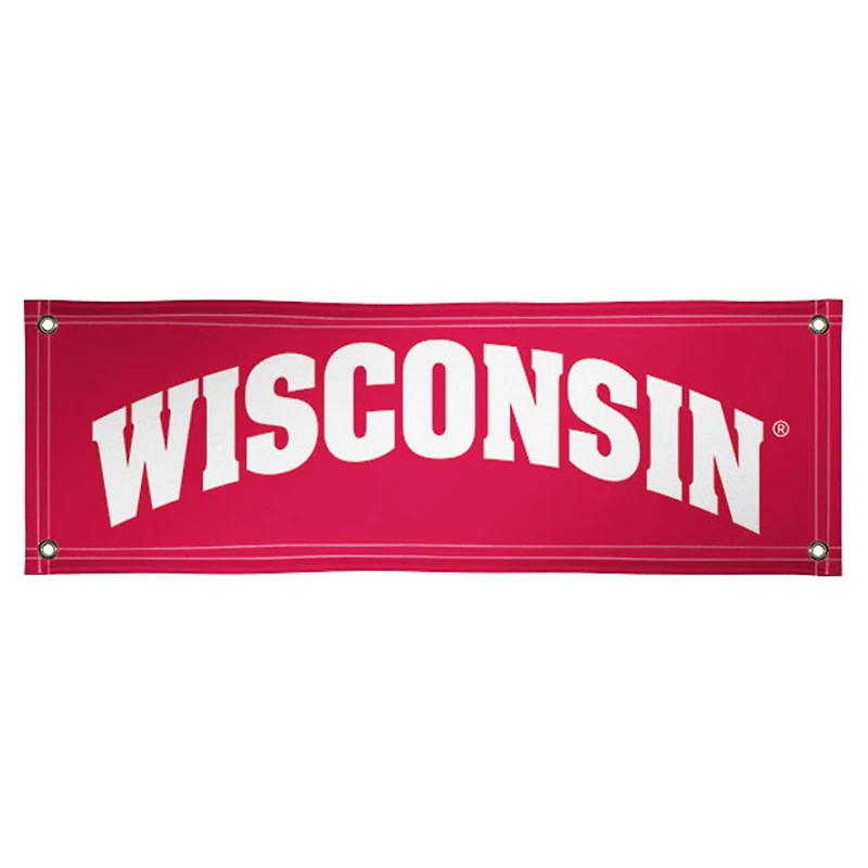 Wisconsin Badgers 2' x 6' Vinyl Banner