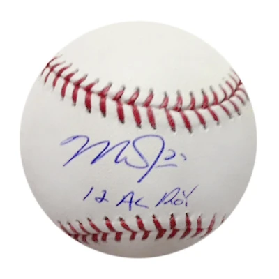 Mike Trout Autographed "12 ROY" Baseball