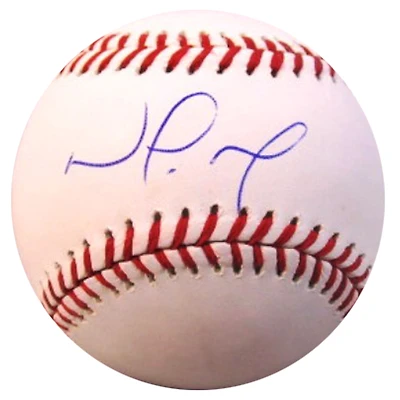 Nomar Mazara Autographed Baseball