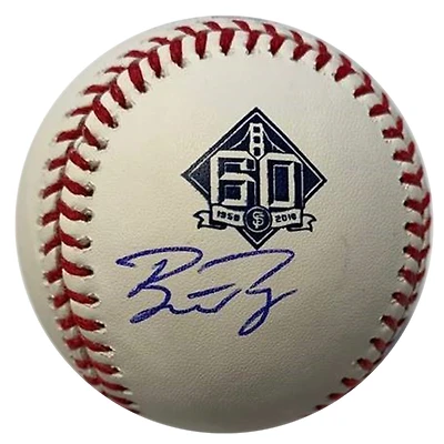 Buster Posey Autographed 60th Anniversary Baseball