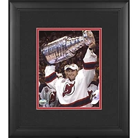 Martin Brodeur New Jersey Devils Framed Autographed 8" x 10" Raising Cup Photograph