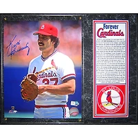 St. Louis Cardinals Keith Hernandez Autographed Photo Plaque - Forever Cardinals Collection