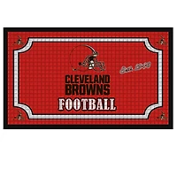 Cleveland Browns Embossed Door Mat