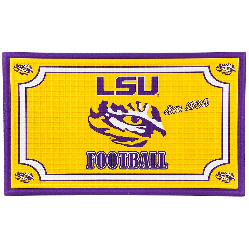 LSU Tigers Embossed Door Mat