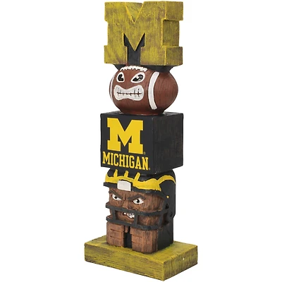 Michigan Wolverines Tiki Totem
