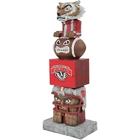 Wisconsin Badgers Tiki Totem