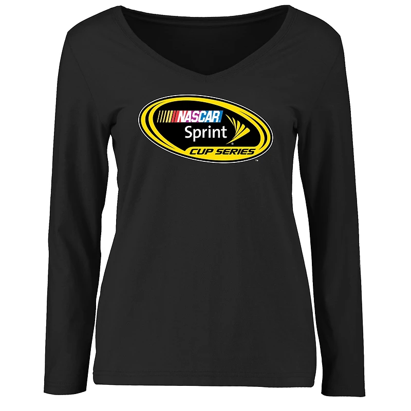 Women's Black NASCAR Sprint Cup Series Long Sleeve T-Shirt