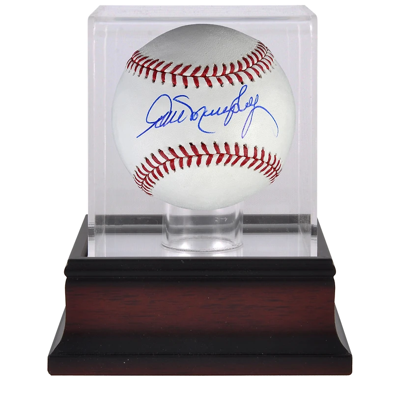 Dale Murphy Atlanta Braves Autographed Baseball and Mahogany Baseball Display Case