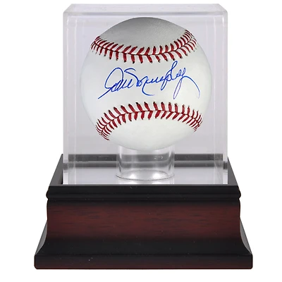 Dale Murphy Atlanta Braves Autographed Baseball and Mahogany Baseball Display Case