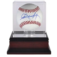 Dale Murphy Atlanta Braves Autographed Baseball and Mahogany Baseball Display Case