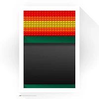 Houston Astros 14" x 20" Astrodome Upper Deck Minimalist Art Giclee Print