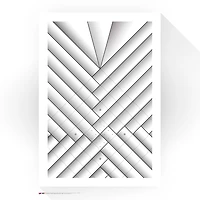 Minnesota Twins 14" x 20" Metrodome Nylon Dome Minimalist Art Giclee Print