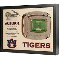 Auburn Tigers 25.5" x 19.5" Jordan-Hare Stadium Stadium Views Wall Art
