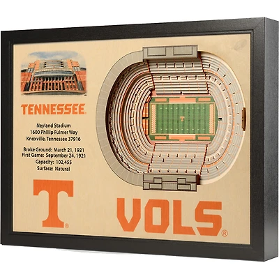 Tennessee Volunteers 25.5" x 19.5" Neyland Stadium Stadium Views Wall Art