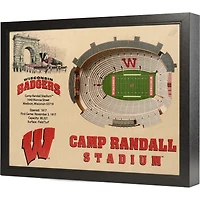 Wisconsin Badgers 25.5" x 19.5" Camp Randall Stadium Stadium Views Wall Art
