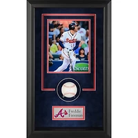 Freddie Freeman Atlanta Braves Framed Autographed Baseball Shadowbox