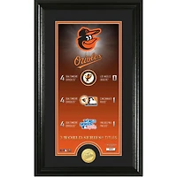 Highland Mint Baltimore Orioles 12" x 20" World Series Championships Legacy Supreme Photomint
