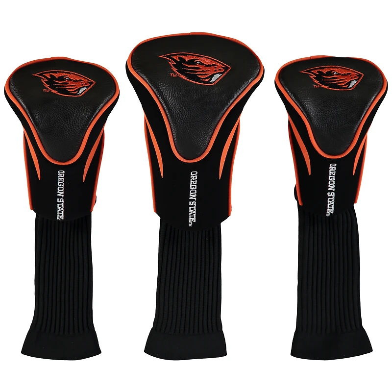 Oregon State Beavers 3-Pack Contour Golf Club Head Covers