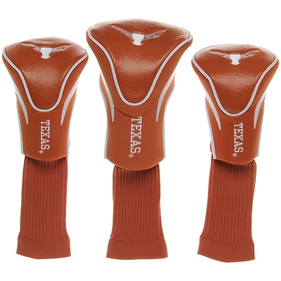 Texas Longhorns 3-Pack Contour Golf Club Head Covers