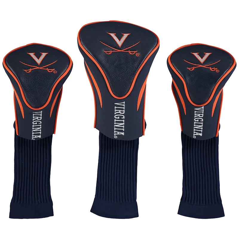 Virginia Cavaliers 3-Pack Contour Golf Club Head Covers