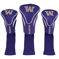 Washington Huskies 3-Pack Contour Golf Club Head Covers