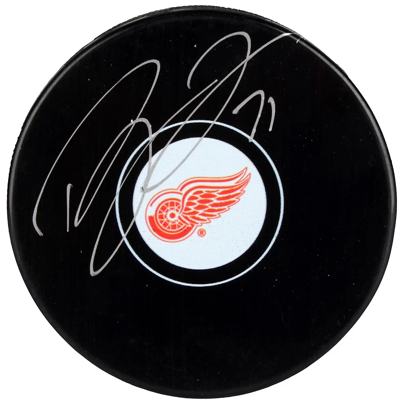 Dylan Larkin Detroit Red Wings Autographed Hockey Puck