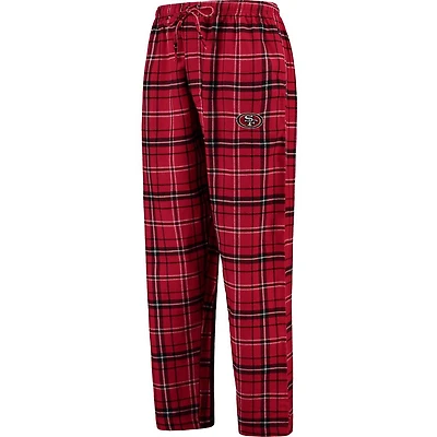 Men's Concepts Sport Scarlet San Francisco 49ers Ultimate Plaid Flannel Pajama Pants