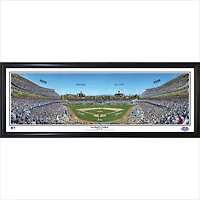 Los Angeles Dodgers 39" x 13.5" Opening Day Standard Black Framed Panorama