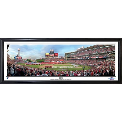 Los Angeles Angels 39" x 13.5" Standard Black Framed Panorama