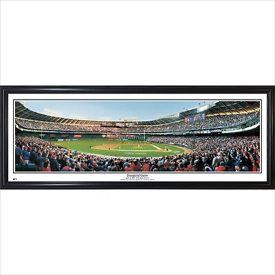 Washington Nationals 39" x 13.5" Inaugural Game Standard Black Framed Panorama
