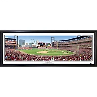 St. Louis Cardinals 39" x 13.5" Inaugural Game Standard Black Framed Panorama