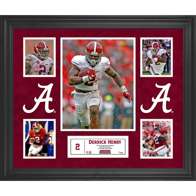 Derrick Henry Alabama Crimson Tide Framed 23'' x 27'' 5-Photo Collage