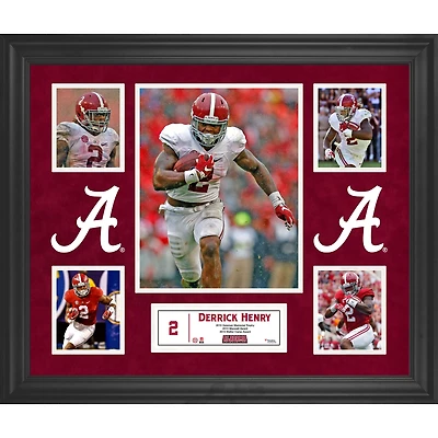 Derrick Henry Alabama Crimson Tide Framed 23'' x 27'' 5-Photo Collage