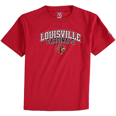 Youth Champion Red Louisville Cardinals Jersey T-Shirt
