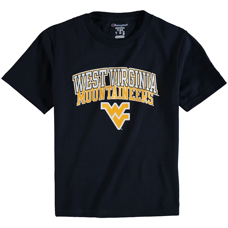 Youth Champion Navy West Virginia Mountaineers Jersey T-Shirt